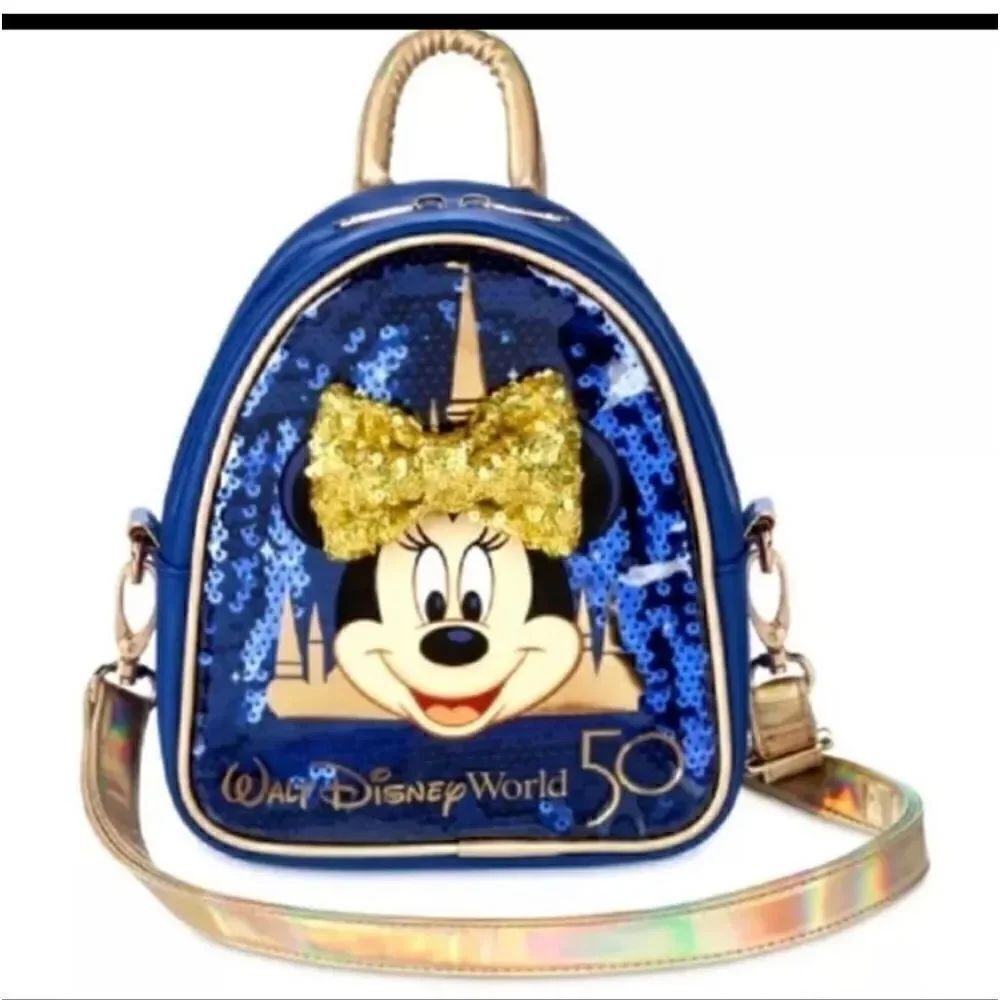 Walt Disney World 50th Anniversary Minnie Mouse Crossbody Bag NWT